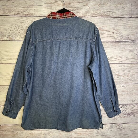 Vintage 90s‎ Y2K Top Size XL Novelty Applique Shopping Mall Poodle BOHO - Picture 2 of 12